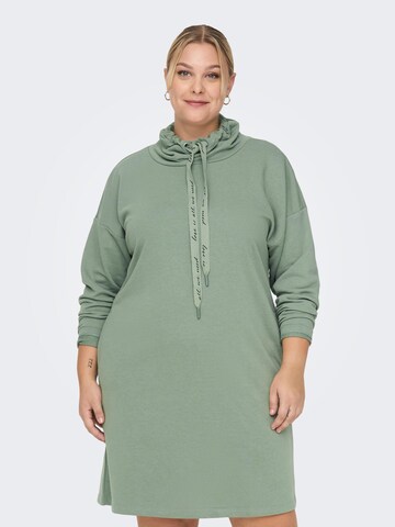 ONLY Carmakoma Φόρεμα σε πράσινο: μπροστά