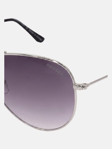 Occhiali da sole 'Occhiali da Sole Navigare Aviator Calibro 58 - Protezione UV Cat.3' di Navigare in grigio