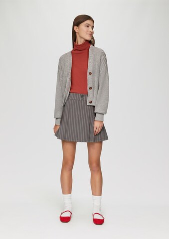 QS Strickjacke in Grau