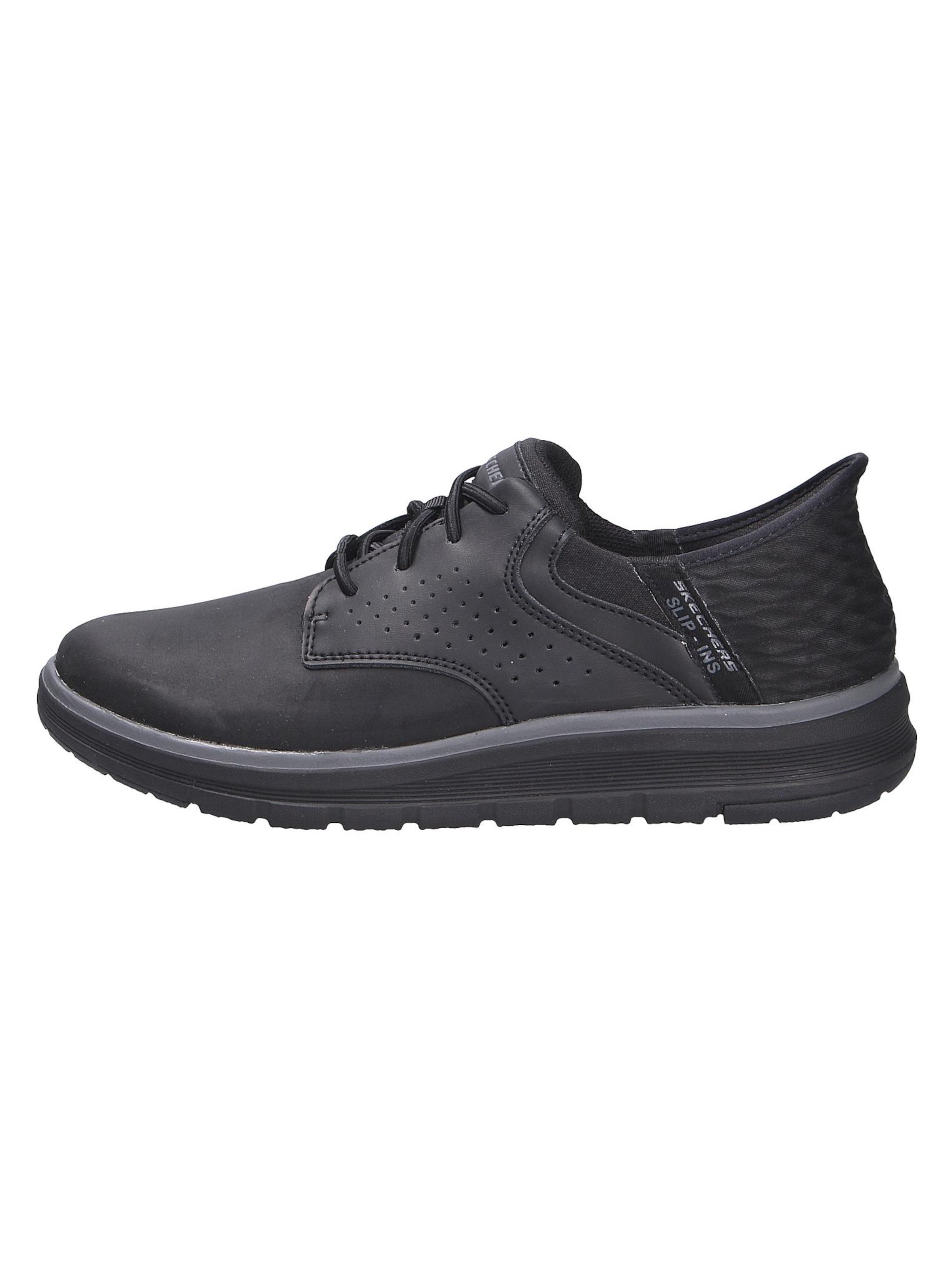SKECHERS Slip-ons 'Orell Yates' in Zwart