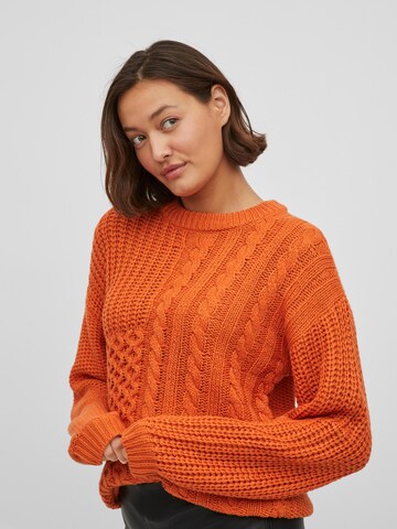 VILA Sweater 'KANA' in Orange