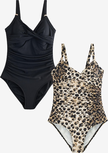 Maudymosi kostiumėlis iš Next, spalva – smėlio spalva / juoda, Prekių apžvalga