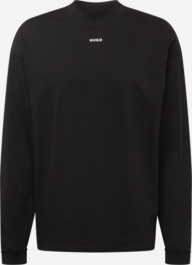 HUGO Sweat-shirt 'Dapaso' en noir / blanc, Vue avec produit