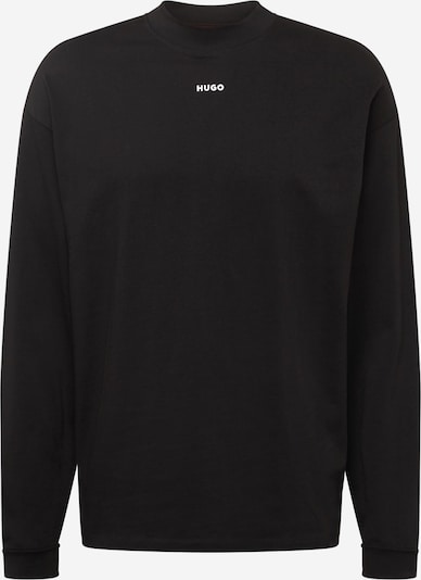 HUGO Red Sweatshirt 'Dapaso' i sort / hvid, Produktvisning