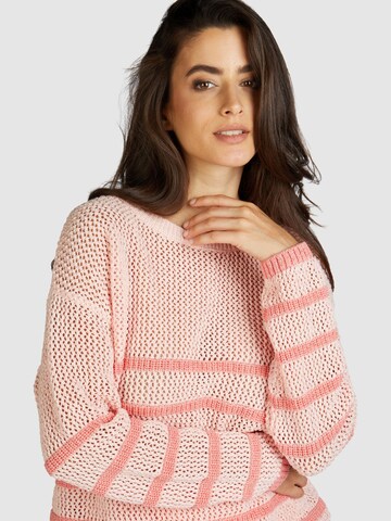 MARC AUREL Oversized Sweater in Pink