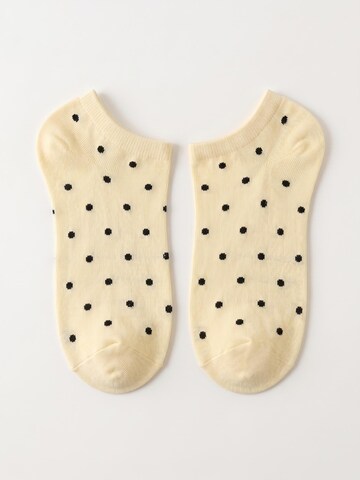 Millo Socken 'Happy Dots'‌‌‌‌‌‌‌‌ in Gelb