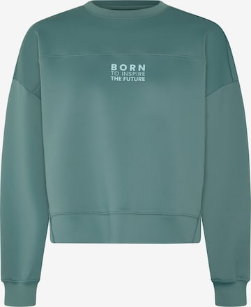Born Sweatshirt 'Lionel' in Groen: voorkant