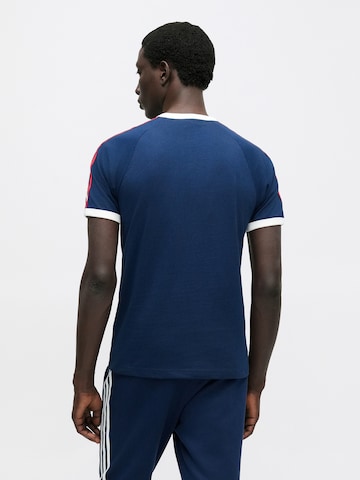 ADIDAS ORIGINALS Póló '3-Stripes' - kék: hátul