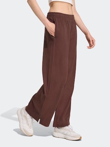 ADIDAS SPORTSWEAR Wide leg Sportbroek 'ALL SZN' in Bruin: voorkant