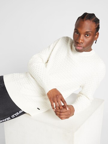 HUGO Sweater 'Stubon' in White