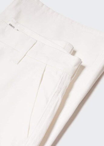 MANGO Wide Leg Jeans in Weiß