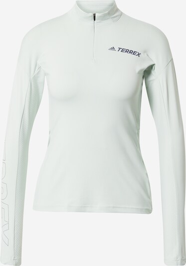 ADIDAS TERREX Functioneel shirt 'Xperior' in de kleur Pastelgroen / Zwart, Productweergave