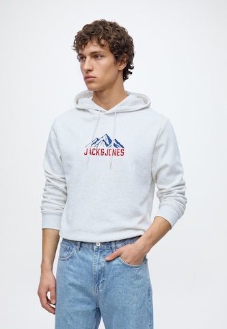 JACK & JONES Collegepaita 'JJROCHE' värissä valkoinen