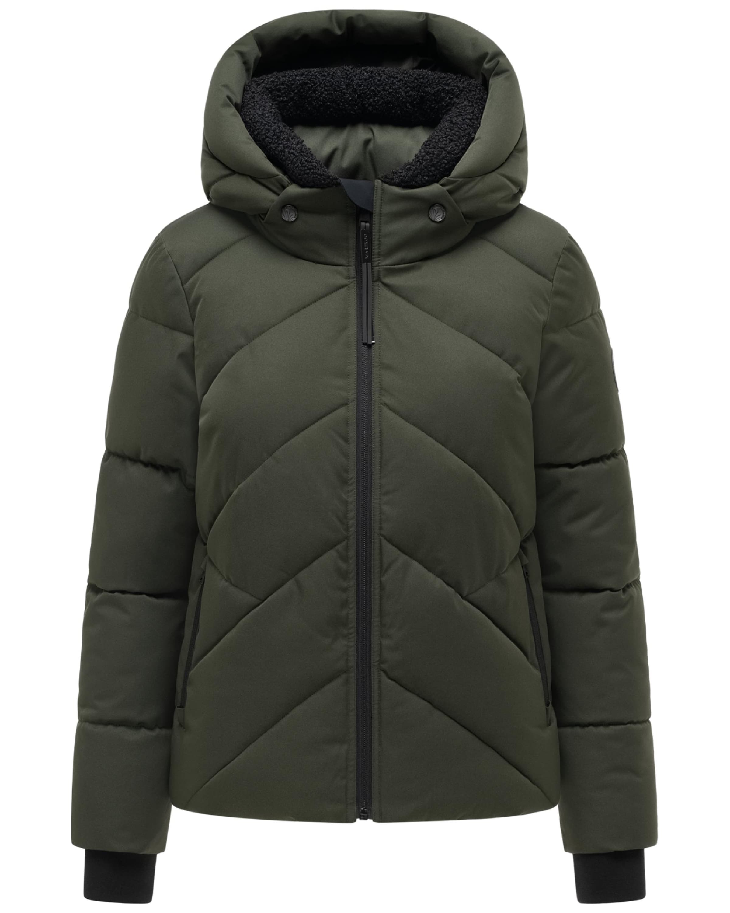 Veste d’hiver ' Shinamii XVI ' MARIKOO en vert : devant