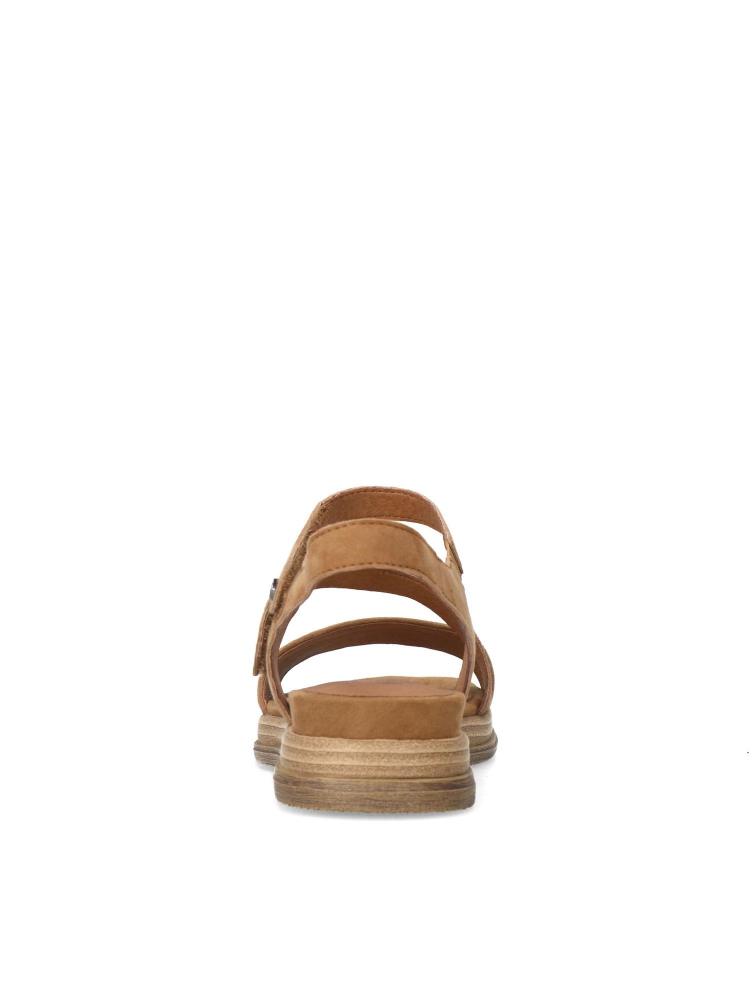 MANFIELD Sandale in Braun