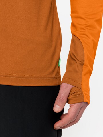 VAUDE Sports sweater 'Livigno' in Orange