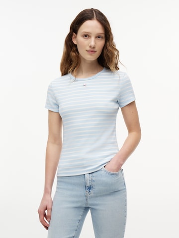 Tommy Jeans Shirts 'ESSENTIAL' i blå: forside