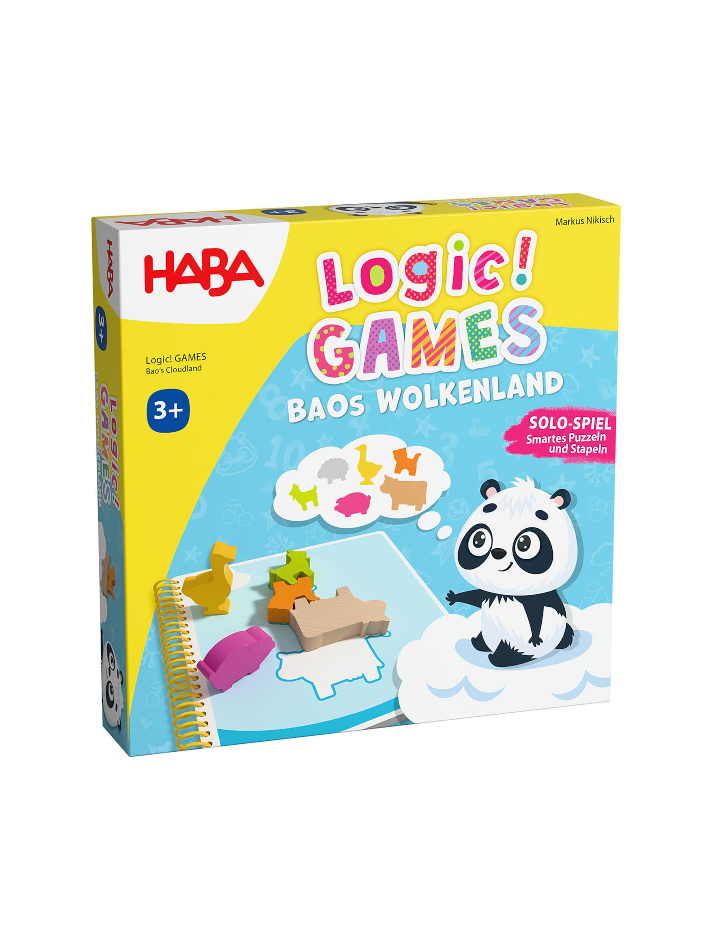 HABA Game 'Logic GAMES-Baos Wolkenland' in Mixed colors: front