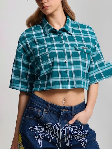 Chemisier Ed Hardy en bleu