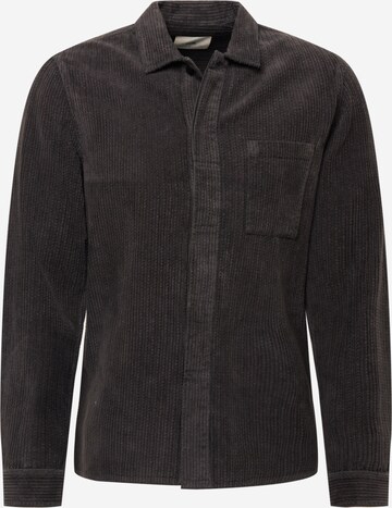 Folk Regular fit Button Up Shirt in Grey: front