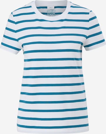 s.Oliver BLACK LABEL T-Shirt in Blau: predná strana