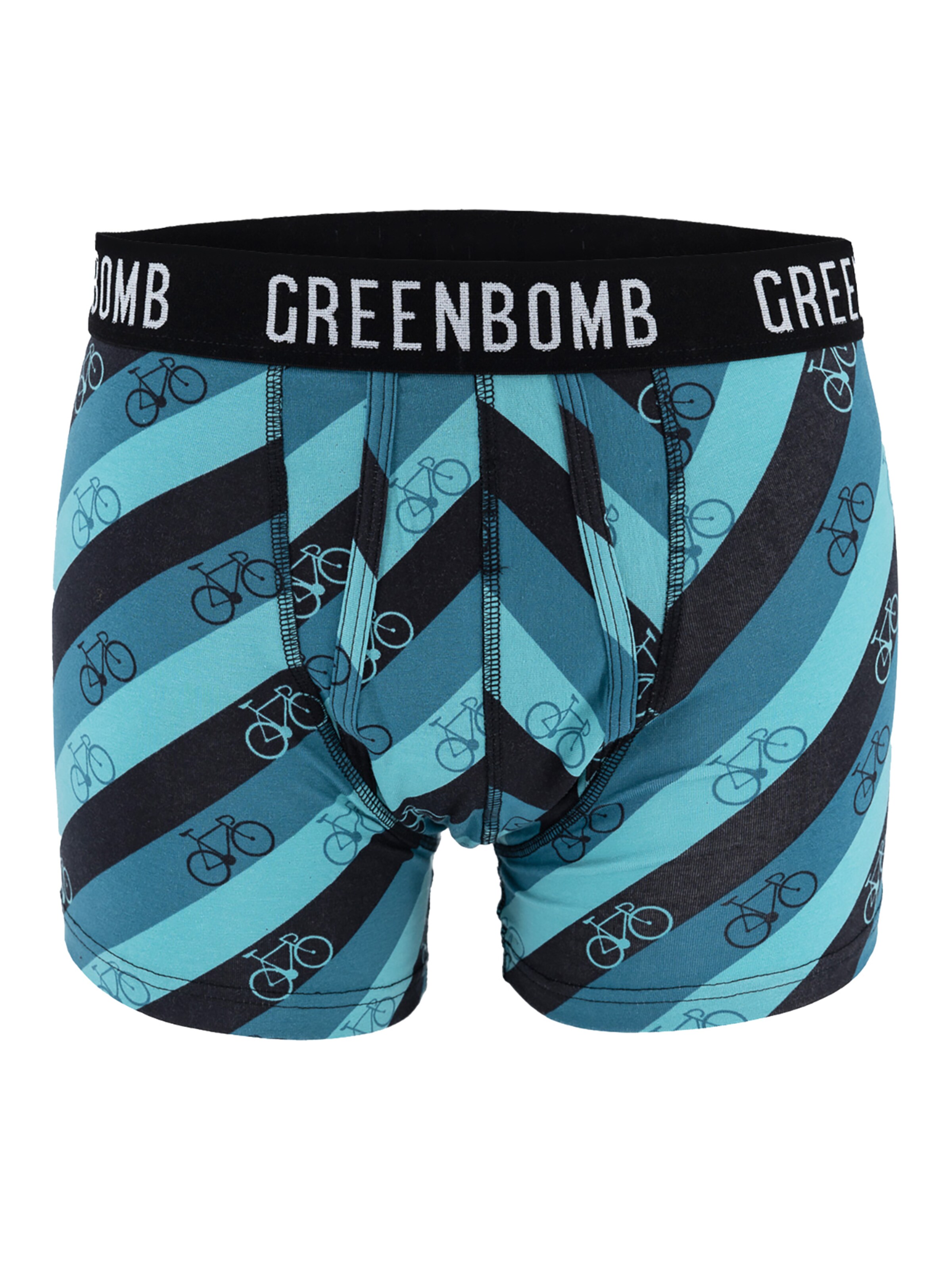 Boxer di GREENBOMB in blu: frontale