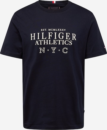 T-Shirt TOMMY HILFIGER en bleu : devant