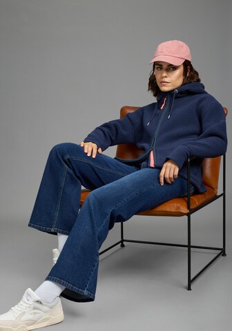 KangaROOS Fleece Jacket in Blue