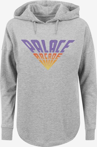 F4NT4STIC Sweatshirt 'Stranger Things Palace Arcade Netflix TV Series' in Grey: front