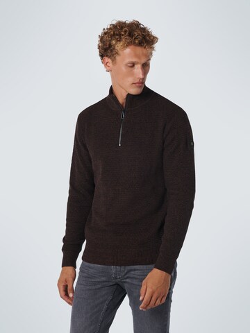 No Excess Sweater in Brown: front