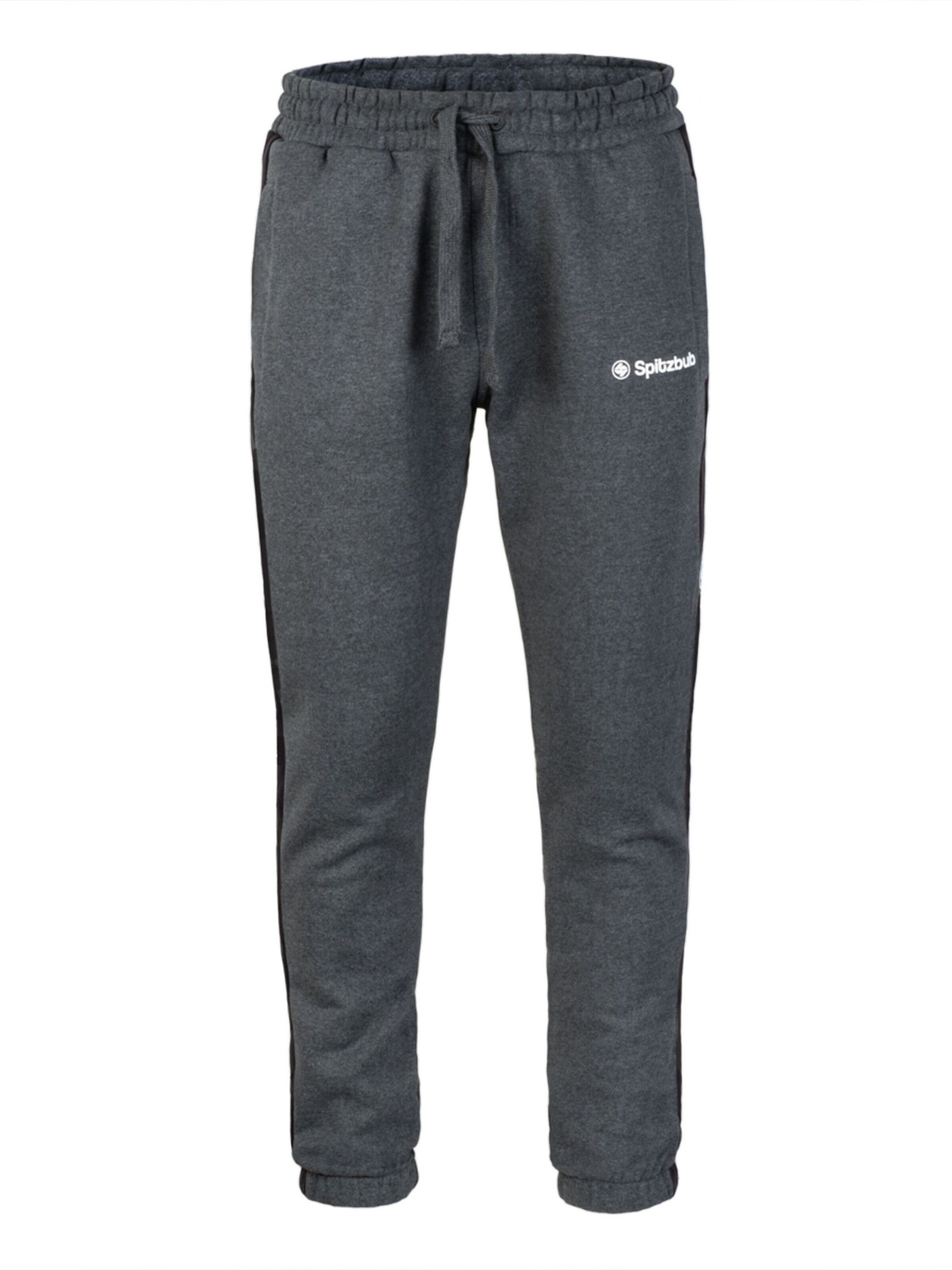 SPITZBUB Regular Broek in Grijs: voorkant