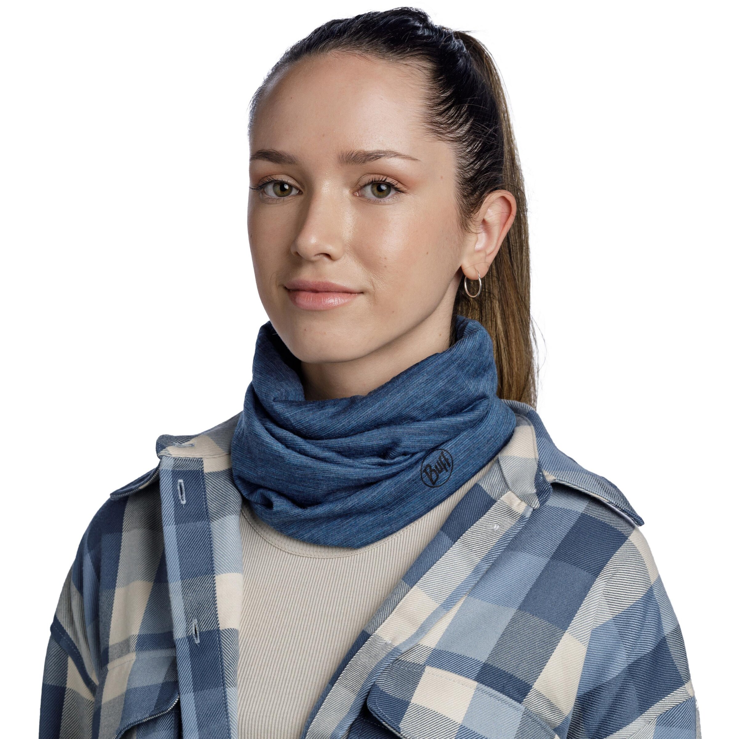 BUFF Sports Scarf in Blue: front
