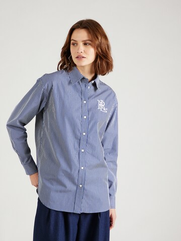Camicia da donna di Lauren Ralph Lauren in blu: frontale