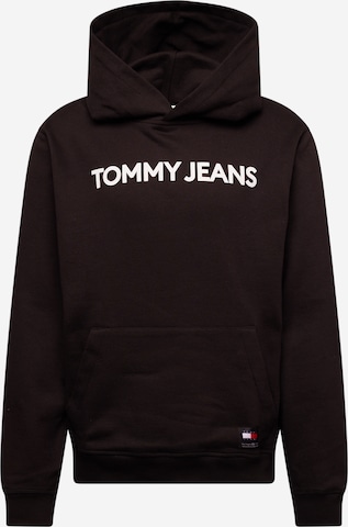 Felpa 'Classics' di Tommy Jeans in nero: frontale