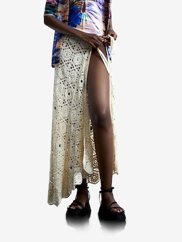 Desigual Rok in Wit: voorkant