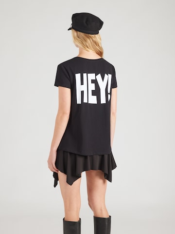 miss goodlife - Camisa 'HEY!' em preto