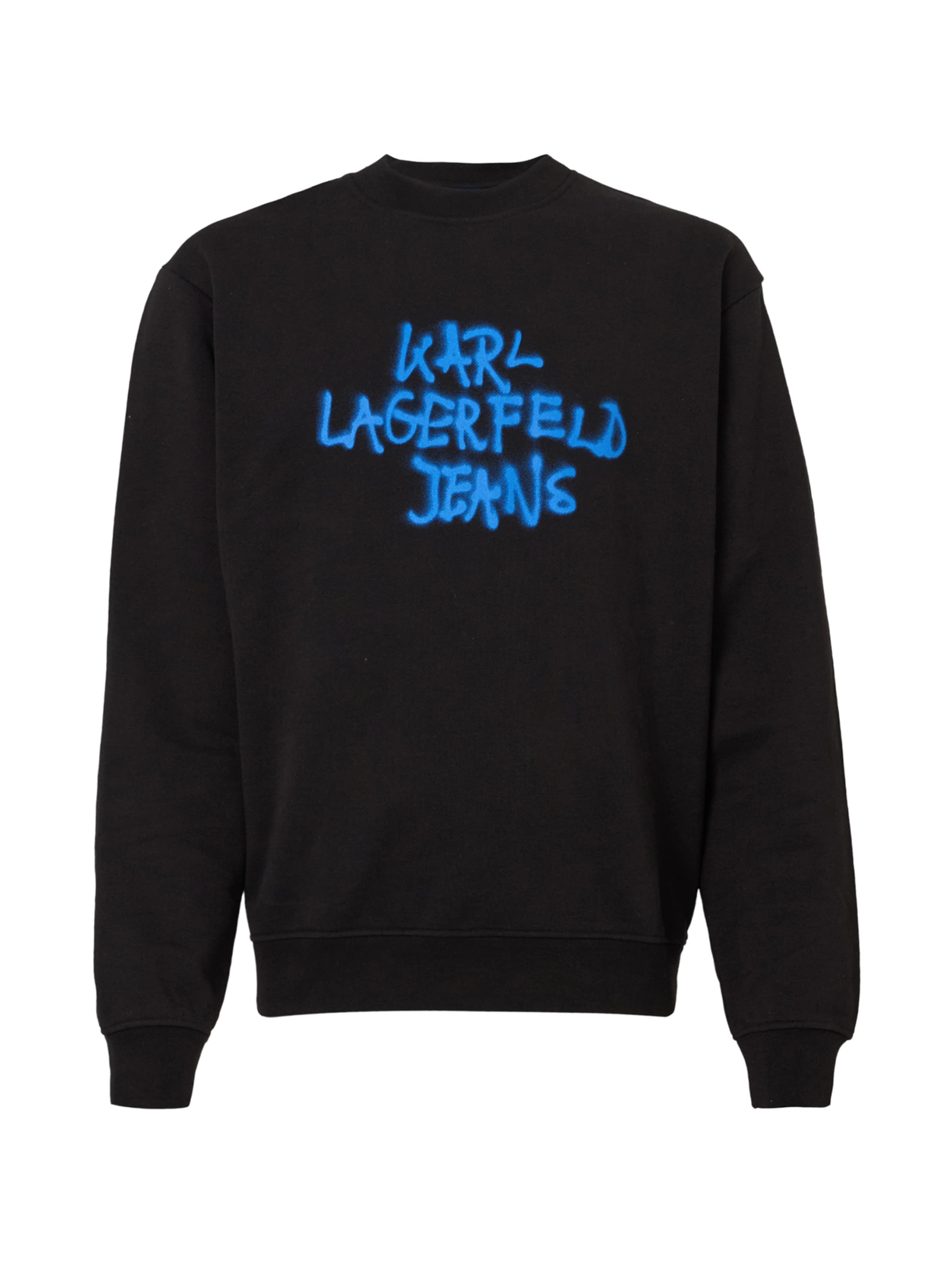 KARL LAGERFELD JEANS Sweatshirt in Schwarz: Vorderseite