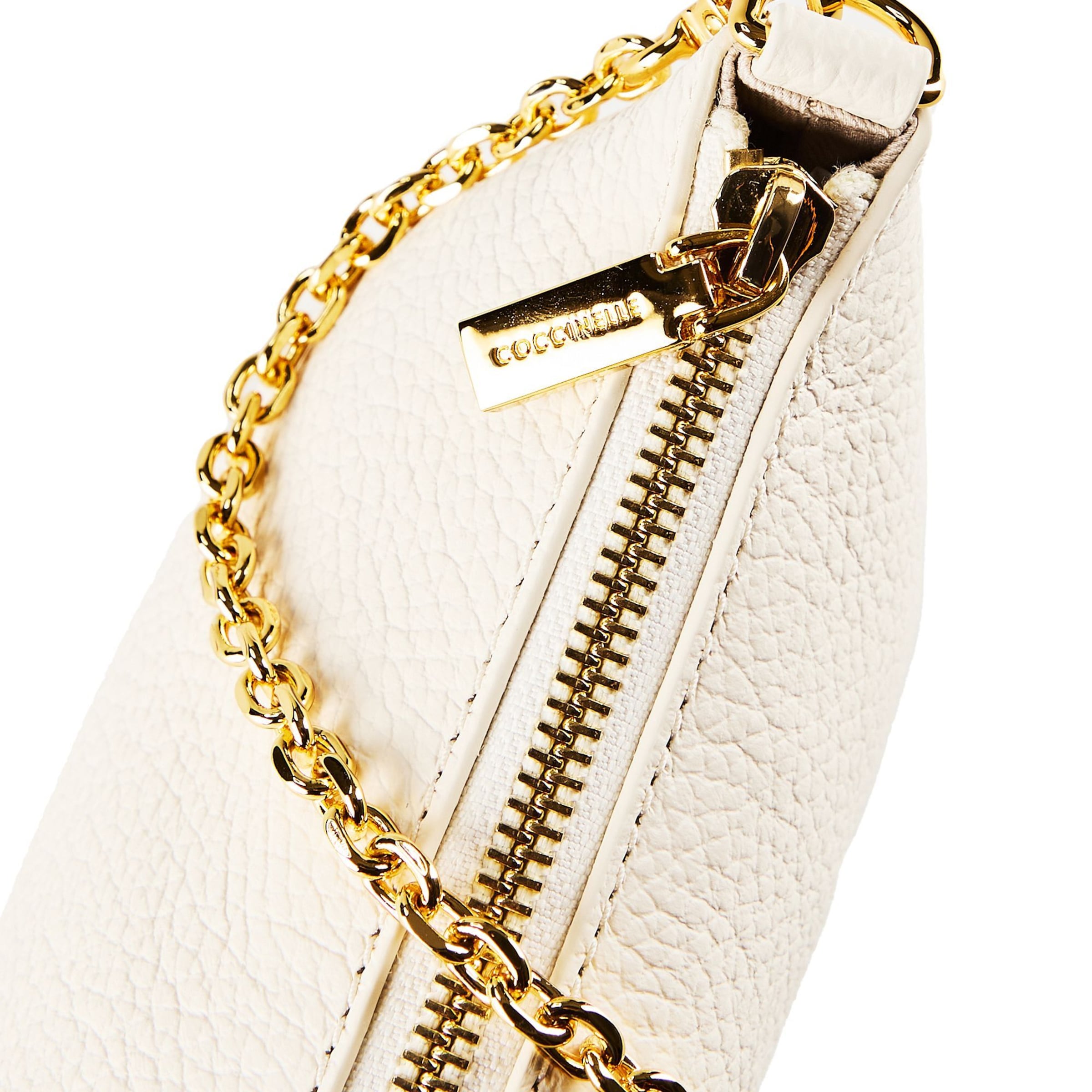 Borsa a spalla 'Aura' di Coccinelle in bianco