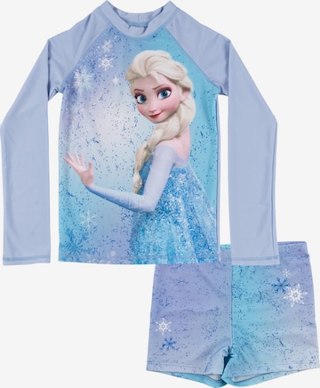 Disney Die Eiskönigin Sports swimwear 'Elsa Frozen UV-Schutz 50' in Blue: front
