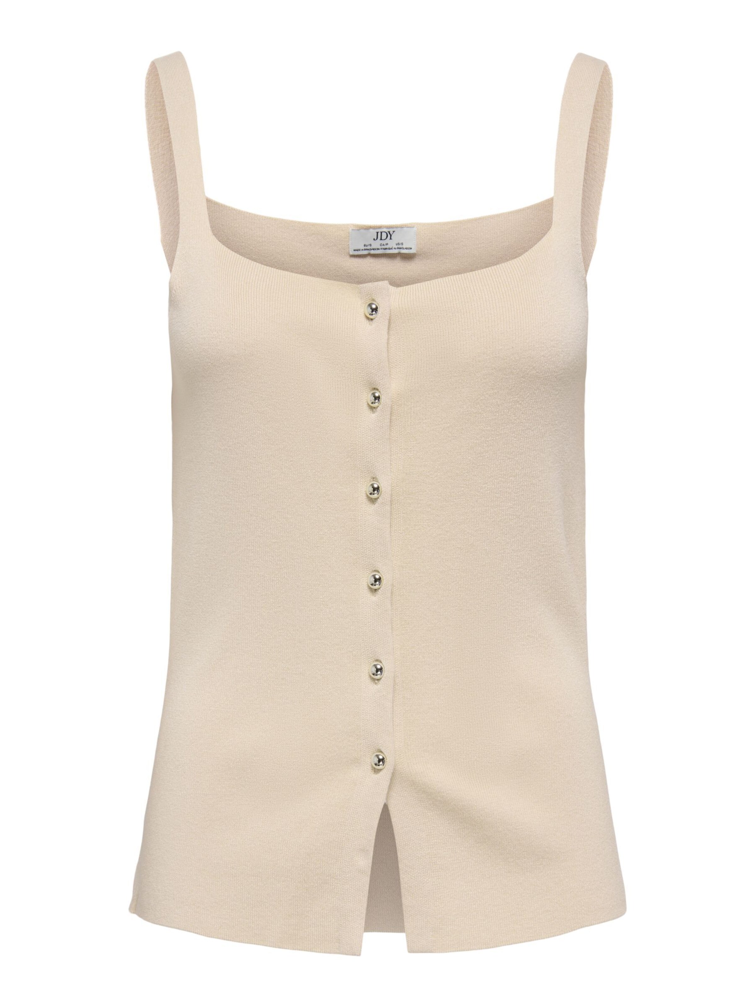 JDY - Chaleco 'KIitty' en gris: frente