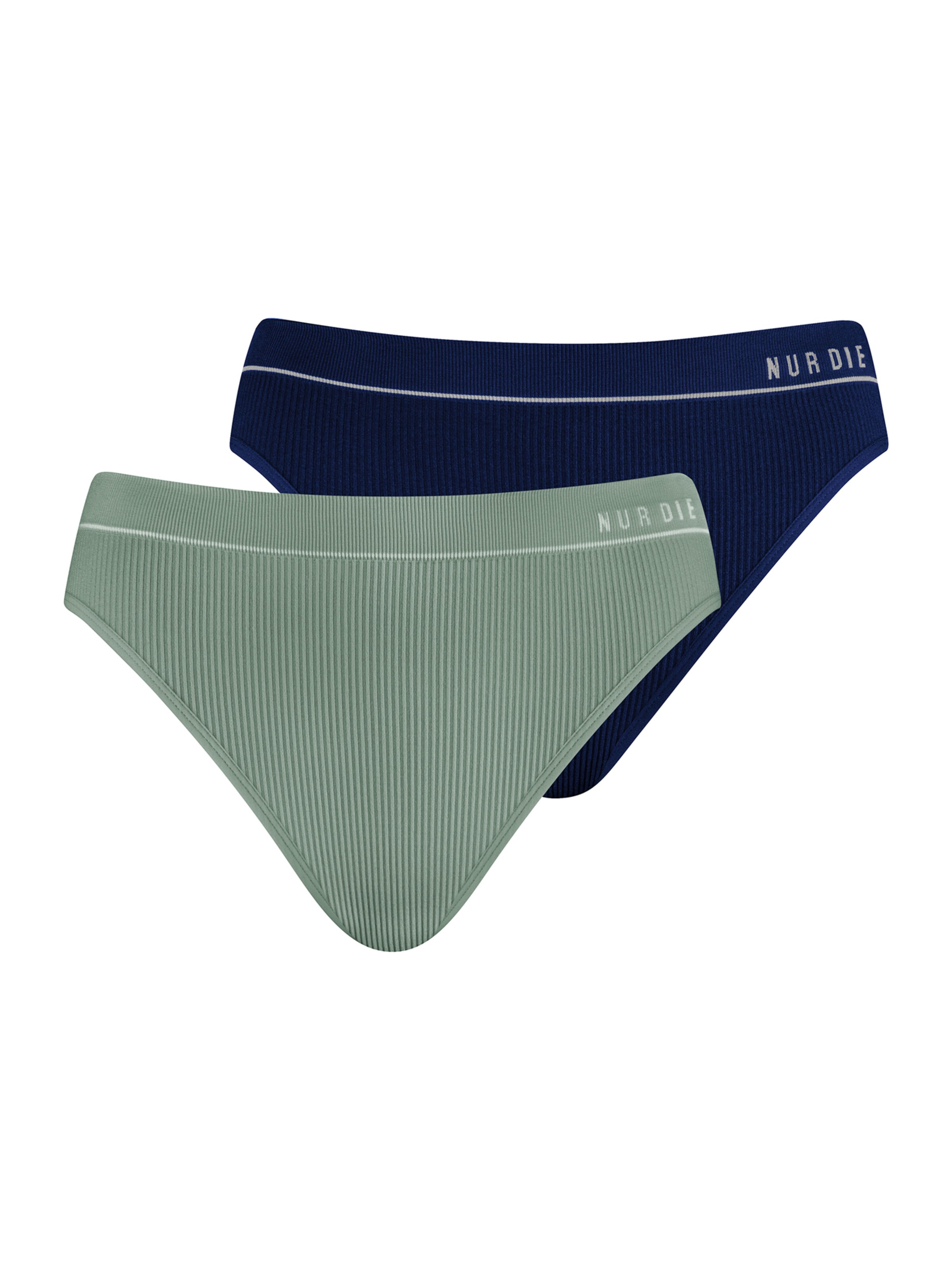 Nur Die Slip 'Retro' in Blauw: voorkant