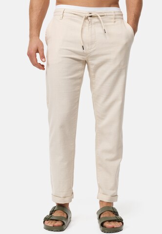 INDICODE JEANS Regular Pants ' Clio ' in Grey: front