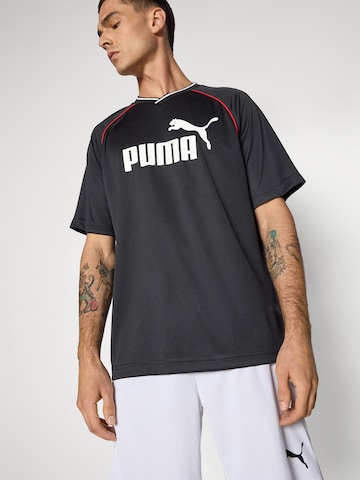 PUMA Performance shirt 'Essentials' in Black
