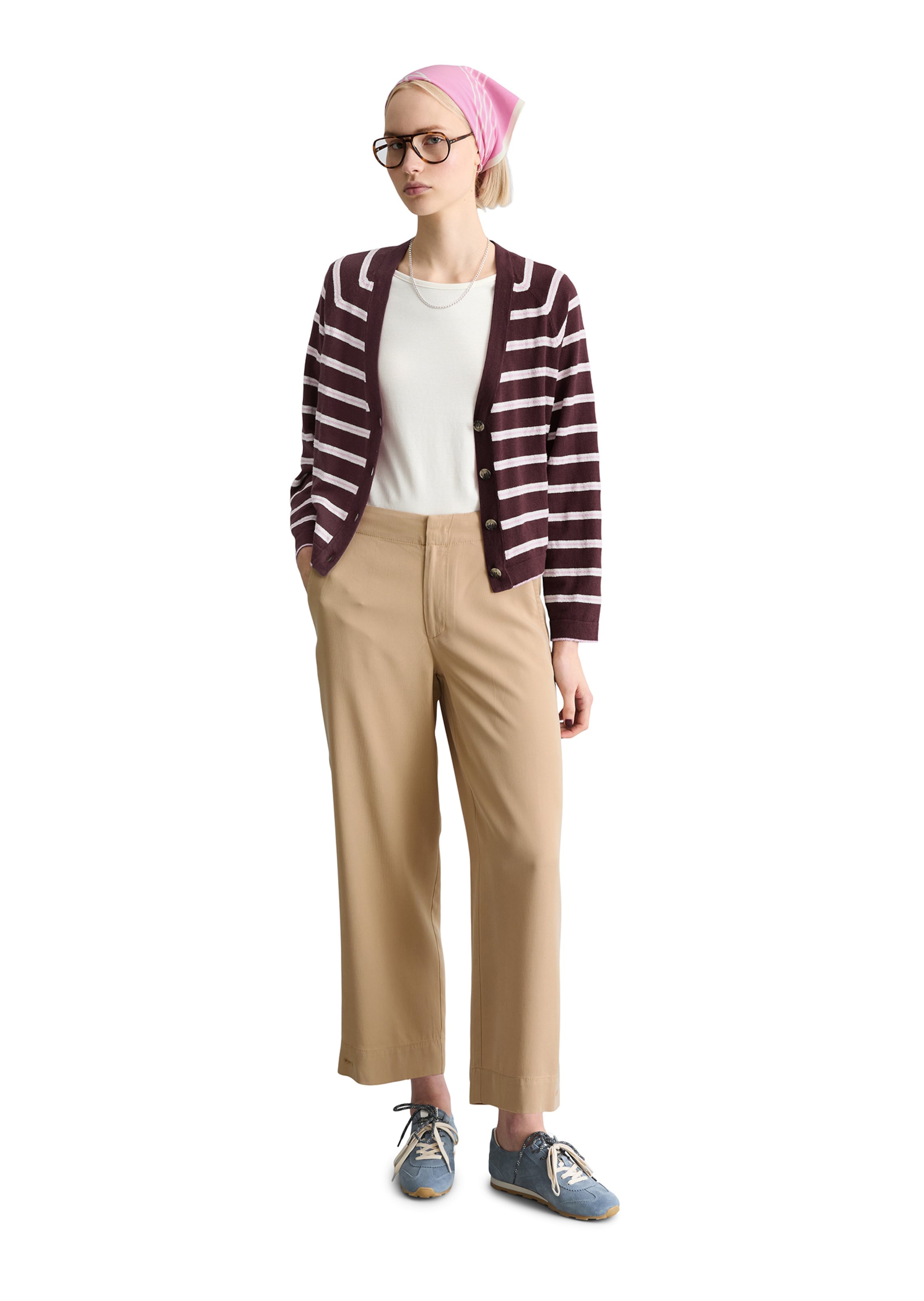 Marc O'Polo DENIM Barrel Trousers in Beige