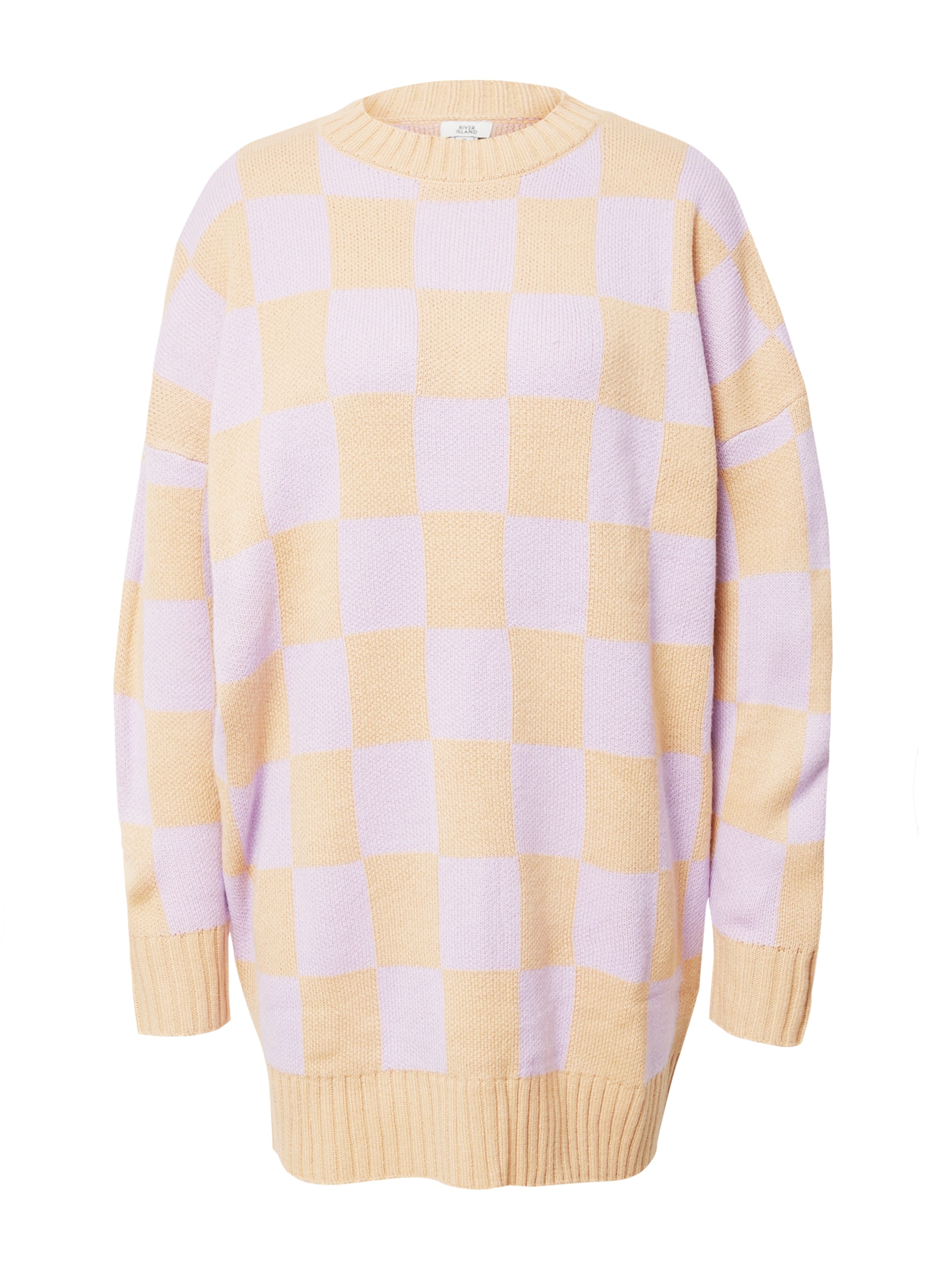 River Island Kootud kleit, värv oranž: eest vaates