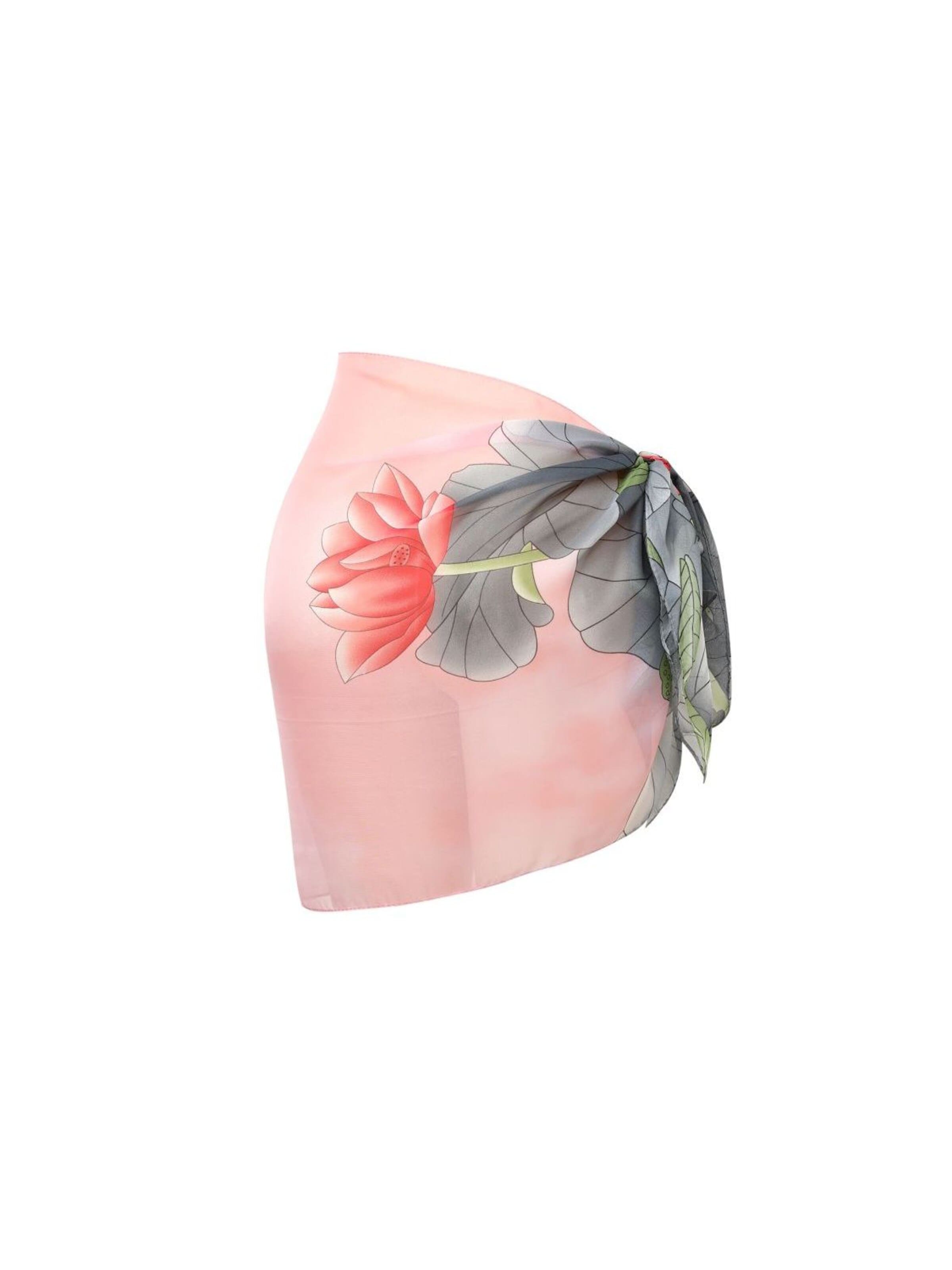 alberto cabale - Falda 'NELA' en rosa: frente