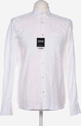 SIGNUM Button Up Shirt in S in White: front