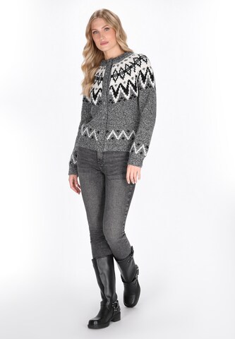 DreiMaster Vintage Knit cardigan 'Vintage' in Black