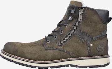 Rieker Lace-Up Boots in Green