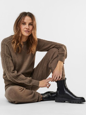 VERO MODA Sweater 'Newmelena' in Brown